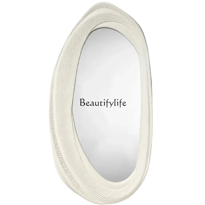 

The same light belt tulip decorative makeup mirror in the room, light luxury mirror, master bedroom cloud