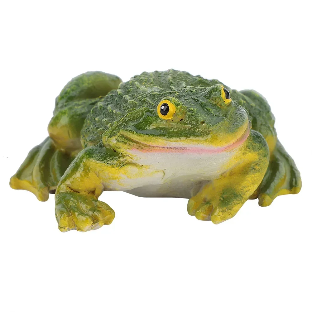 Big Frog Resin Crafts Home Ornament Miniature Statue Garden Decoration Courtyard Yard Lawn Bonsai Sculpture Decor