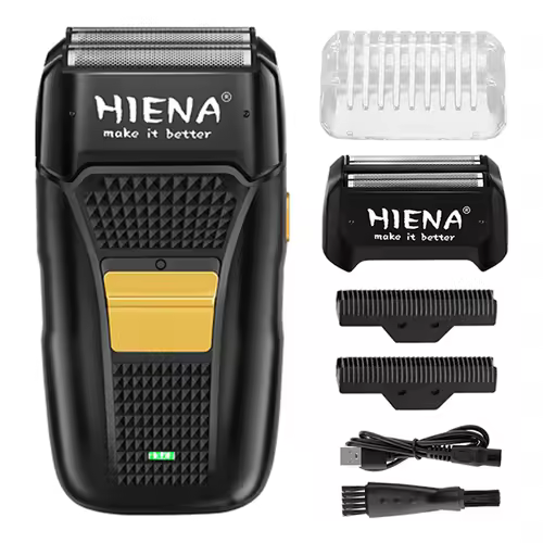 HIENA shaving machine men Electric shaver Hair clipper Rechargeable Metal Housing Pro Electric Shaver For Men Electric home - Image 13