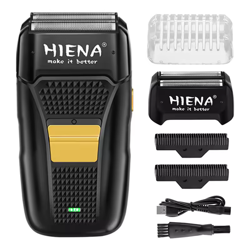 HIENA shaving machine men Electric shaver Hair clipper Rechargeable Metal Housing Pro Electric Shaver For Men Electric home - Image 13