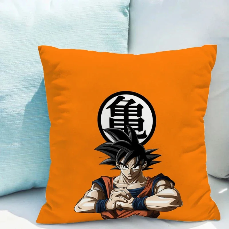 Pillowcase D-dragon Balls Pillow Cases for Bed Cushion Cover 50x50 Decorative Pillowcases 40x40 Lounge Chairs Fall Decoration