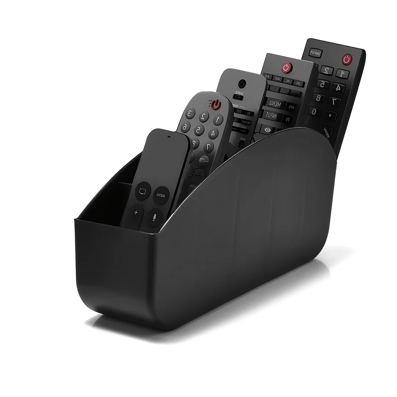 Remote Control Storage Box With 5 Compartments Made of Plastic - Suitable for Organizing Remote Controls for Tvs, Media Players view 2