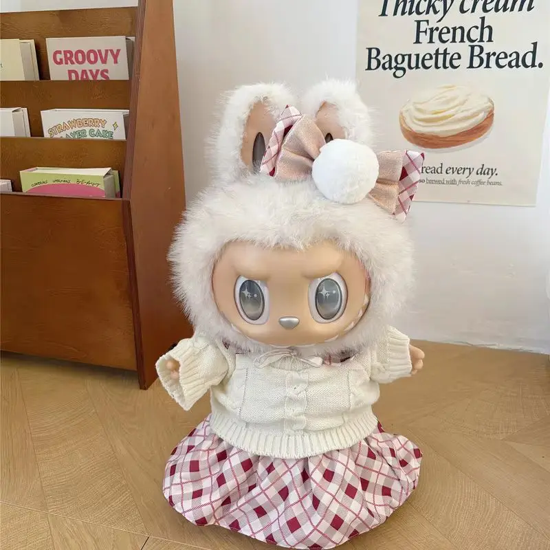 Nur Kleidung, geeignet für 58 cm große Puppen, kleine Duftkleidung, Kawai-Pyjamas, Overalls, süße Puppe, trendige Kleidung, dekorative Geschenke