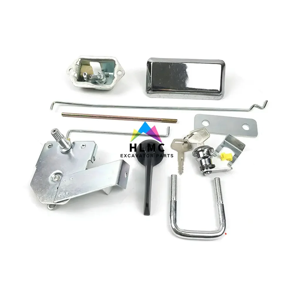 Excavator Accessories PC60-6 PC100-5 PC120-5 PC200-5 Excavator Parts Cab Door Lock Assy