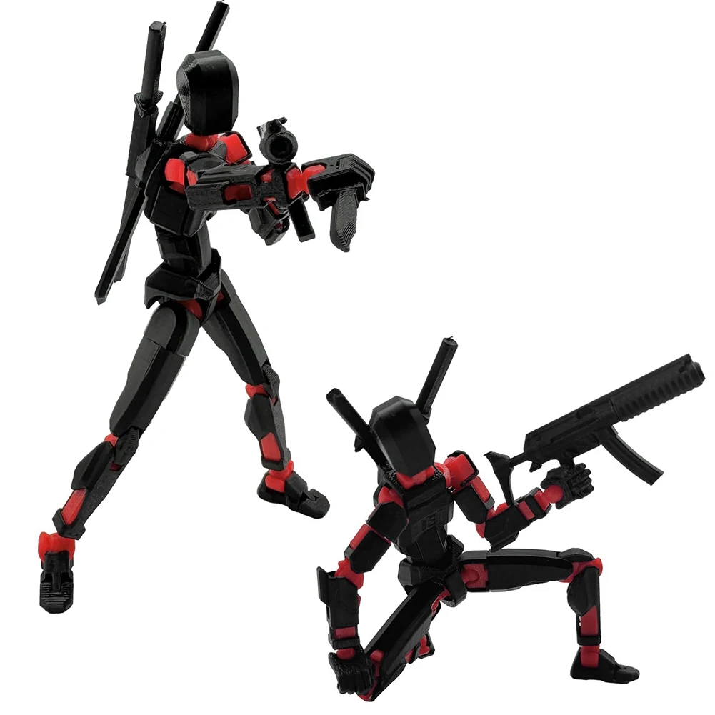 3rd Generation Lucky Dummy 13 Action Figure Titan Multi-articular Robot Toys 3D Printer Movable Anime Figure DIY Mannequin Toys