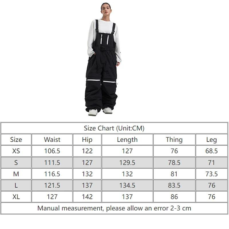 Outdoor Sport Man Ski Jumpsuit Winter Waterproof Women Snowboard Suspender Pants Mountain Windproof Female Snow Overalls Clothes