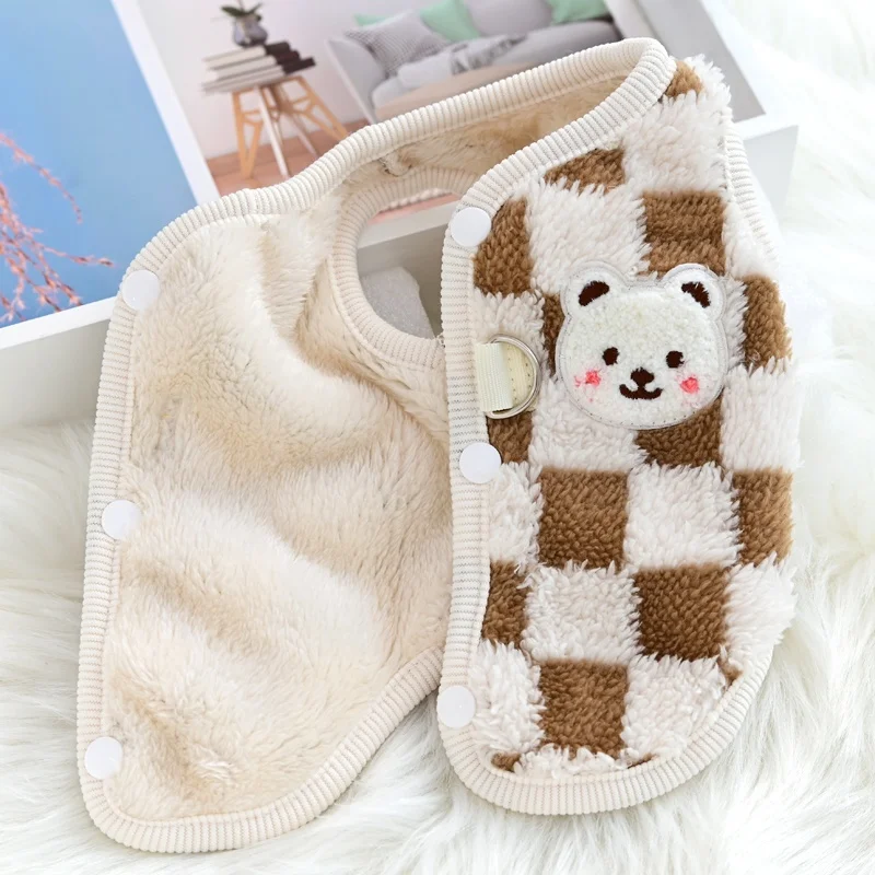 Pet Dog Clothes for Small Dogs Winter Dog Vest Jacket Fashion Puppy Coat Soft Warm Cat Jacket Coat Chihuahua Yorkie Pet Costume