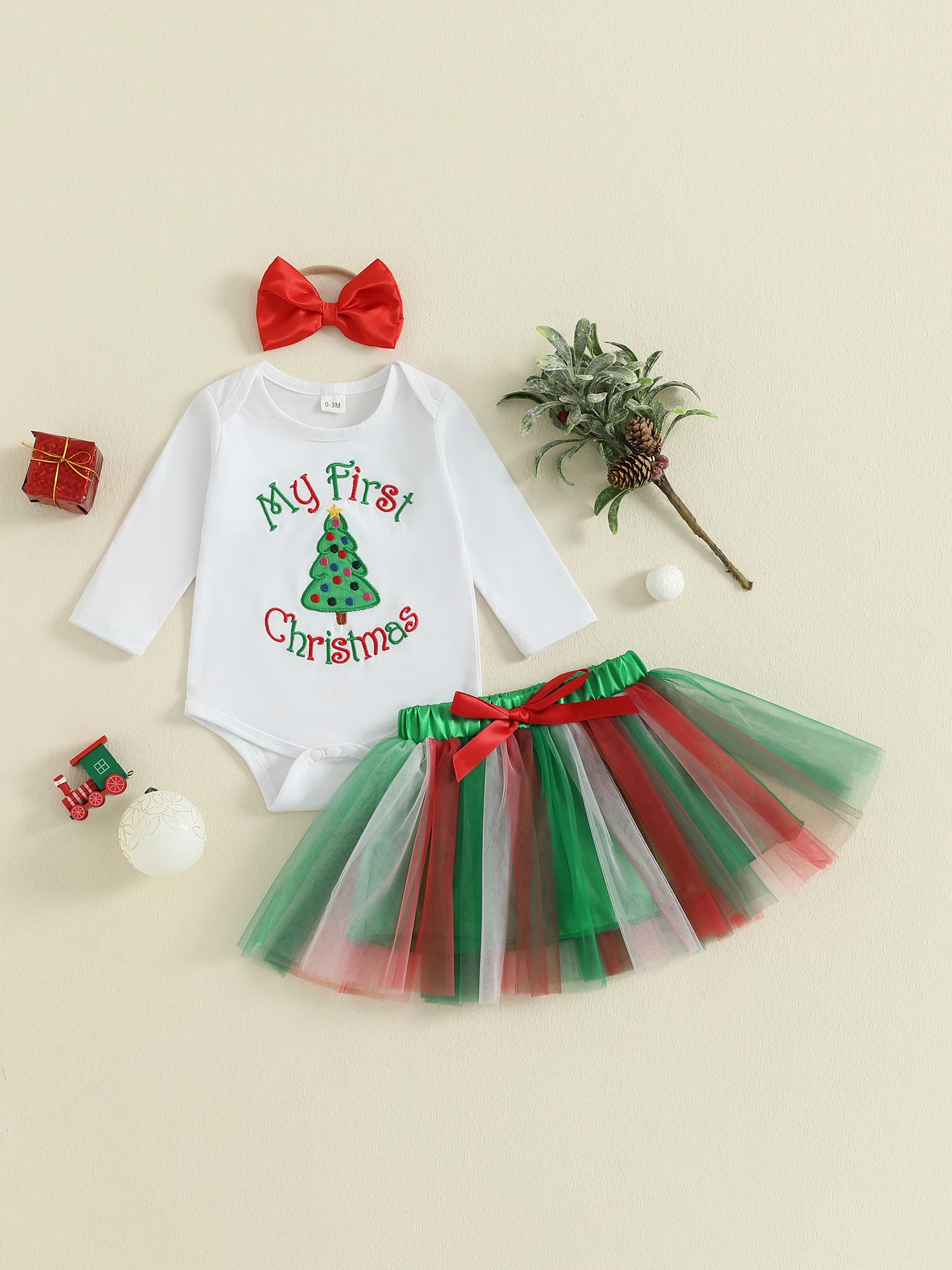 

Toddler Girl Winter Holiday Outfit Red Plaid Dress with Faux Fur Vest and Matching Bow Headband 3 Piece Set