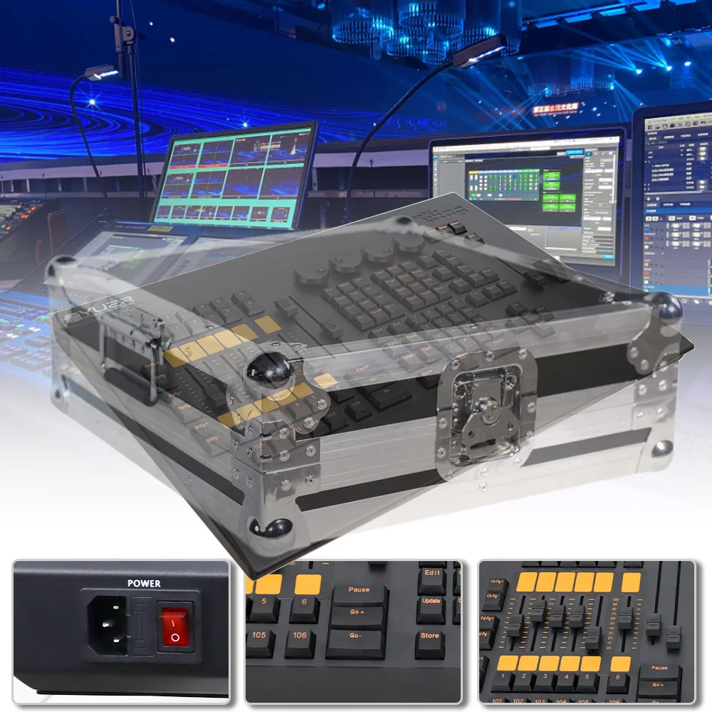 Lighting Console A2 Command wing Connect On The PC For Stage Lighting DMX512 Moving Head Lighting Controller 2048 Parameters