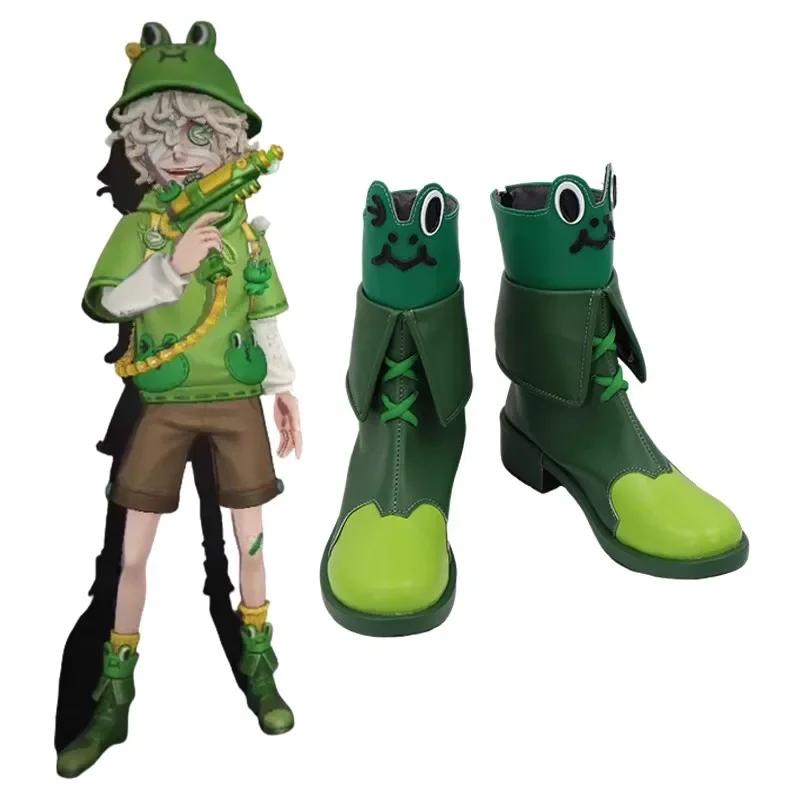 Game Identity V Florian Brand Fire Investigator Cosplay Shoes Boots Leonard Shoes Halloween Carnival Party Christmas Play Role