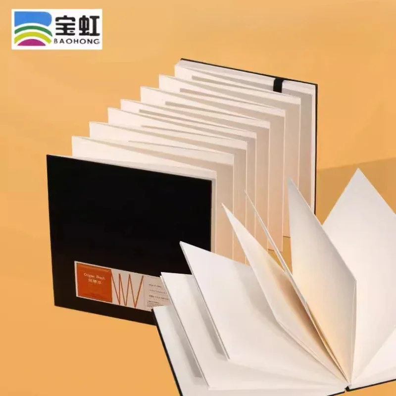 

30 листов книги Baohong с акварельными органами, 5,1 метра, 300 г, 100% хлопок, акварельный журнал, большой блокнот для ландшафтного рисования