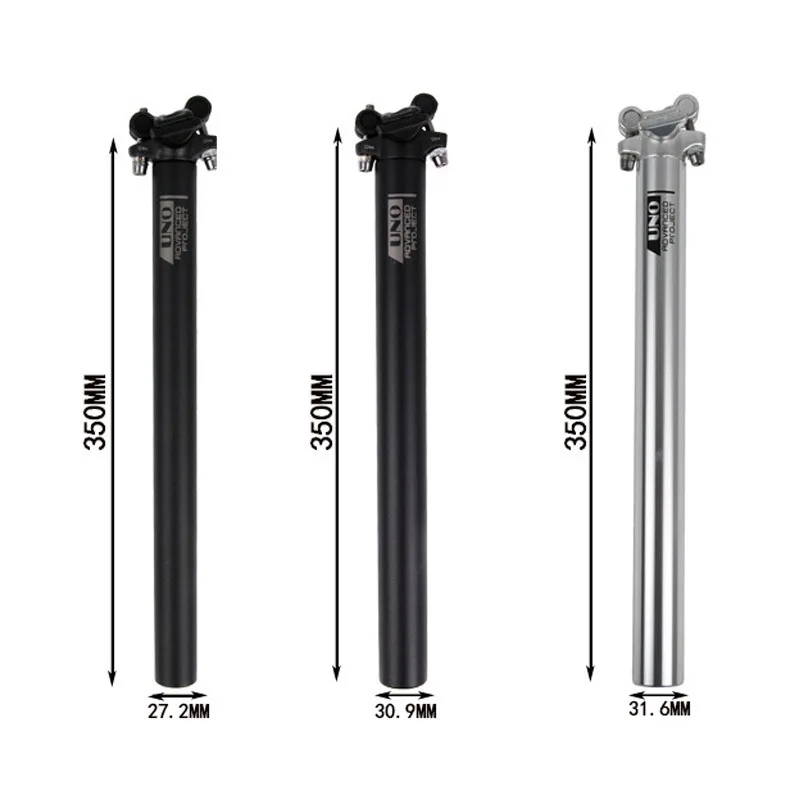 Uno مقعد دراجة آخر 27.2 30.9 31.6 مللي متر الطريق الجبلية دراجة SeatPost 350 مللي متر خفيفة مقعد دراجة جبلية أنبوب 31.6 الألومنيوم مقعد آخر #4