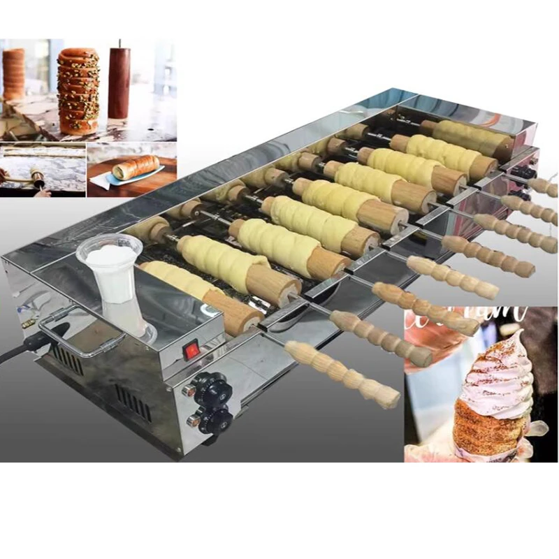 Chimney cake oven ice cream chimney cake bread baking equipment