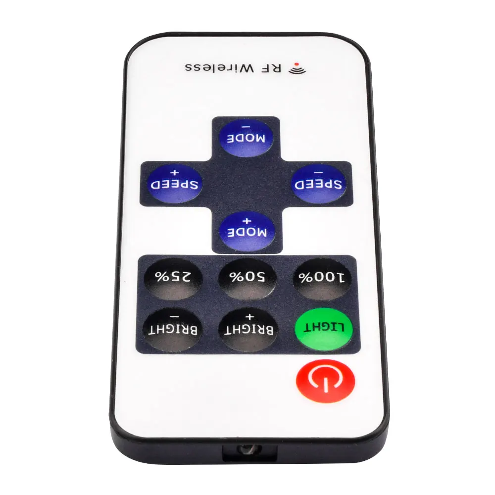 1set RF Mini Wireless Remote Dimmer Controller for LED Strip Lights DC5V-DC24V Dimmer Controller RF Wireless Remote LED Dimmer