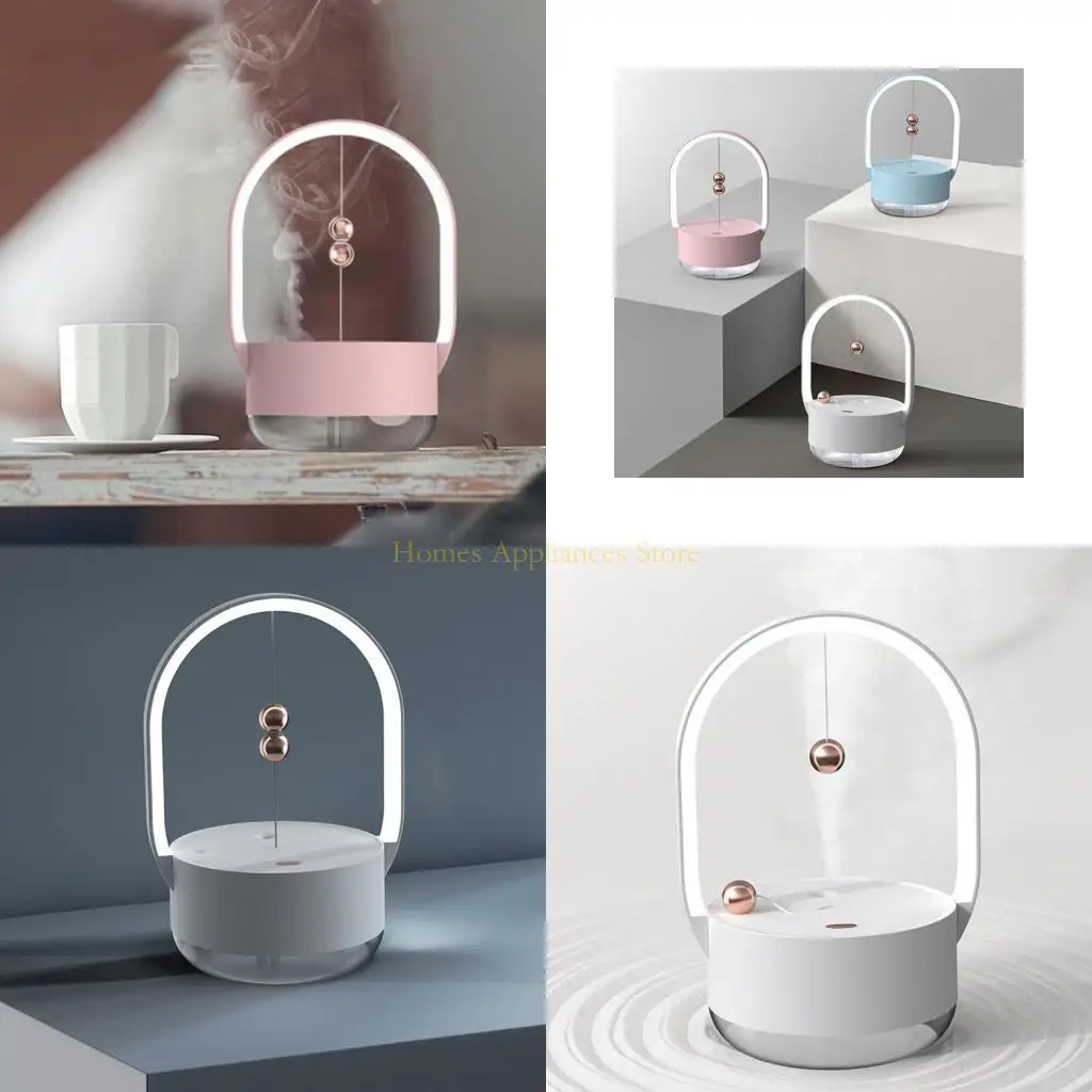 D0AB 350ml USB Humidificador aire aire magnético para oficina viajes, 2 modos niebla