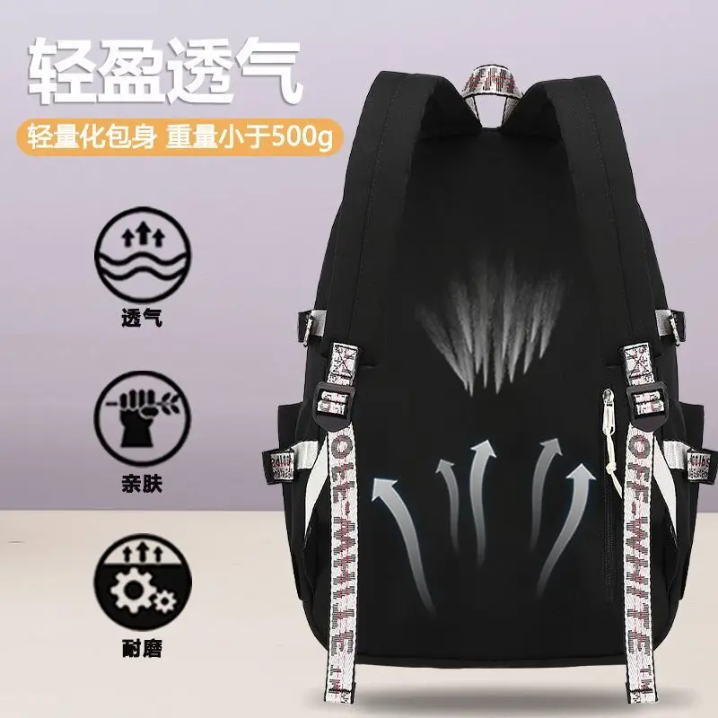 Genshin Impact Collaboration 2025 New Model Elementary Middle School For Boys And Girls Large Capacity Versatile Trendy Style