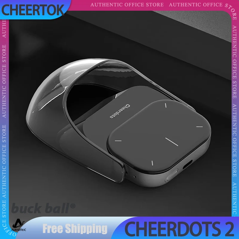 Cheertok Cheerdots 2 Wireless Mouse Touchpad Ai Recording Mouse All-In-One Customized Pocket Airmouse Presenter Smart Phone Remo