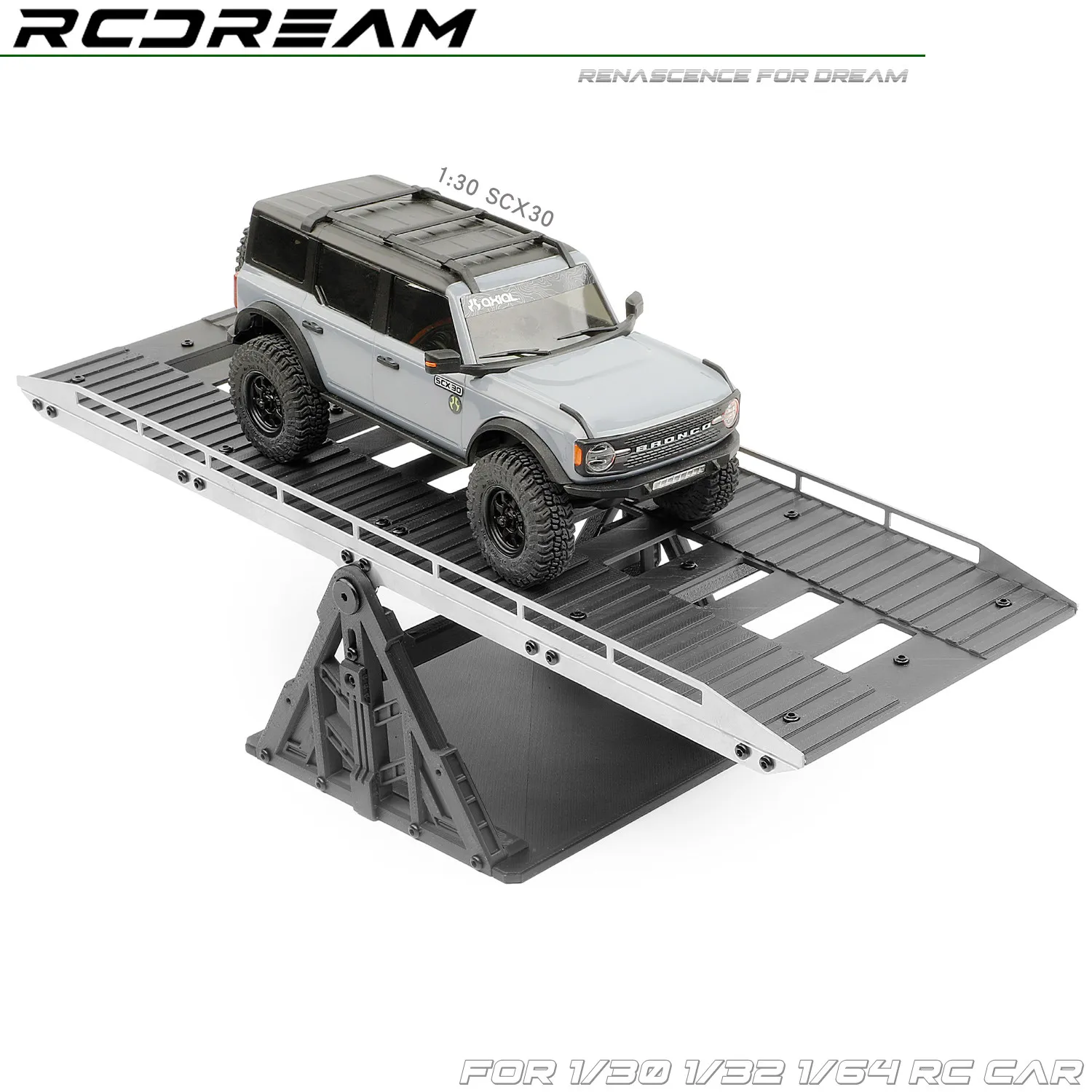 AIRC 1/30 1:32 SCX30 V01 seesaw climbing model car off-road track simulation roadblock
