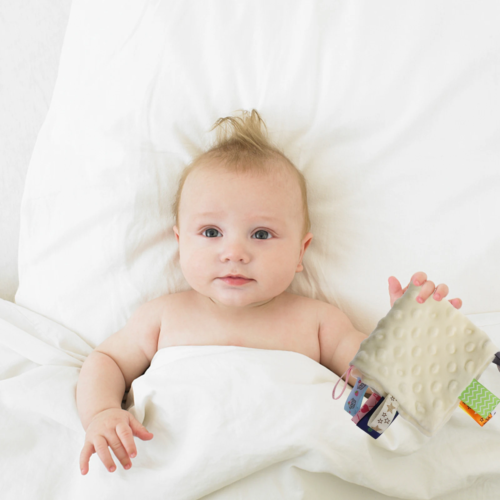 

Newborn Pacifying Towel Soft Flannel Baby Saliva H kerchief Kids Comforter Safe No Smell Gentle Material Absorbent Drying Cloth