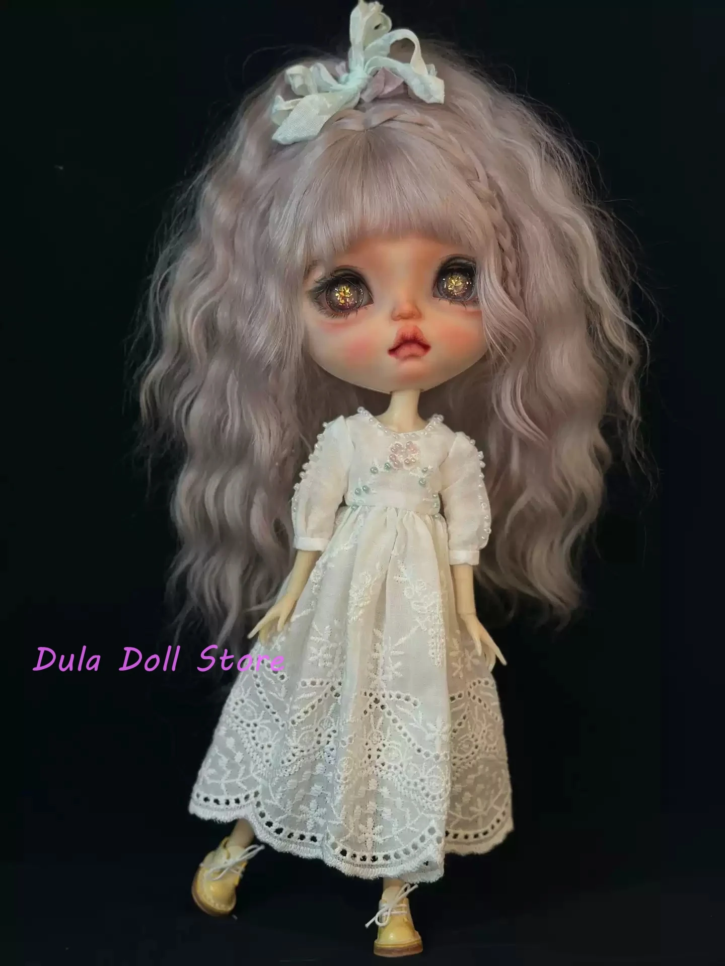 

Одежда для кукол Dula, платье, вышитая юбка из бисера, Blythe ob24 ob22 Azone Licca ICY JerryB 1/6, аксессуары для кукол Bjd