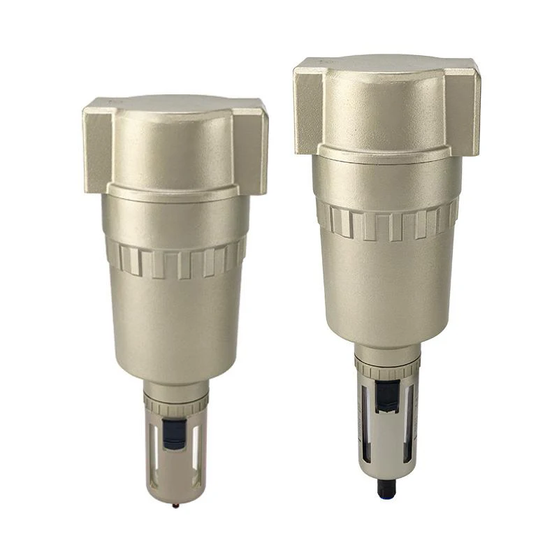 

Air and gas filter with large diameter and flow capacity AF900 series automatic drain AF900-20 AF910-20 AF911-20