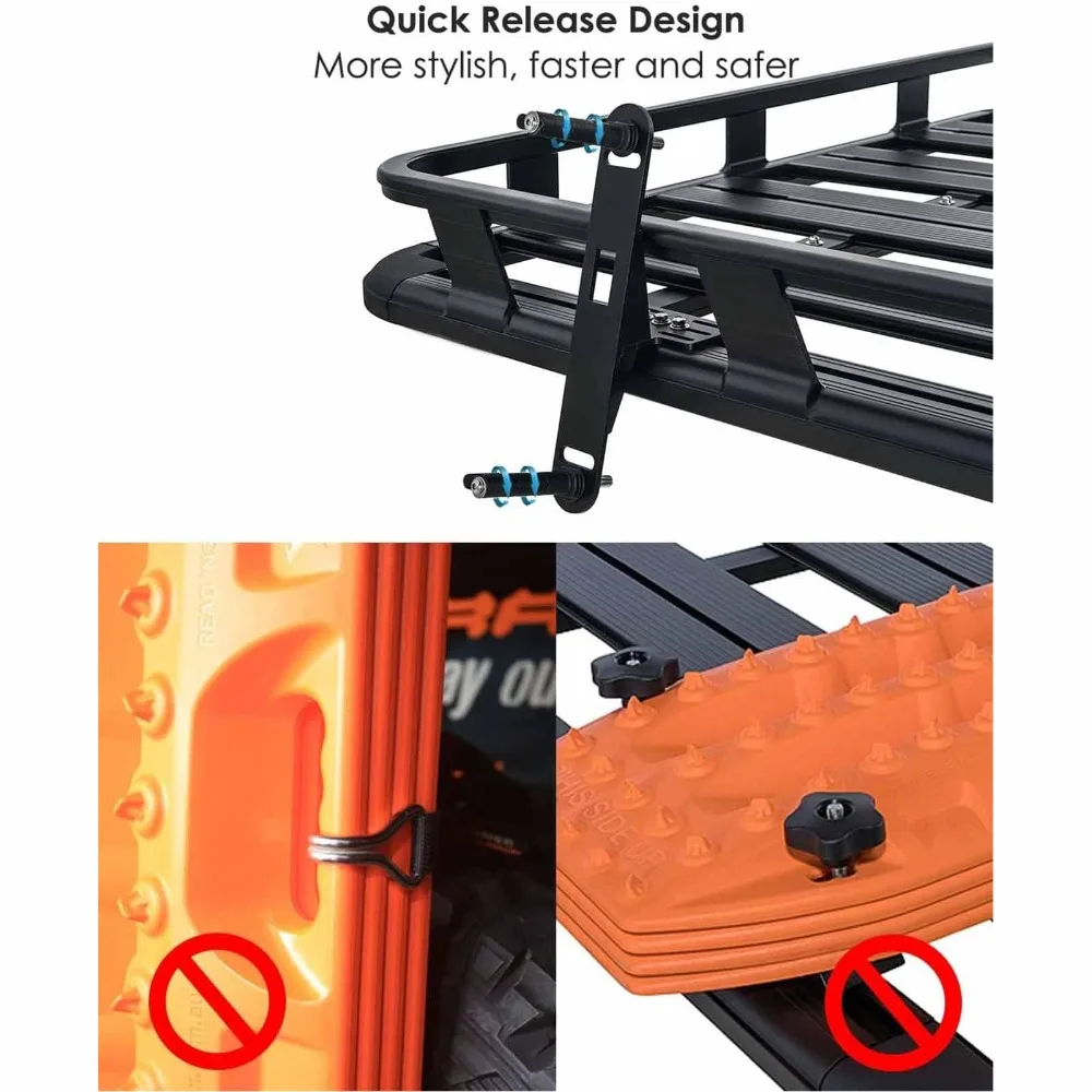4 PCS Lockable Design Mounting Pins Stainless Steel 140MM Length Traction Board Mount Pins Compatible with MaxTrax MKII