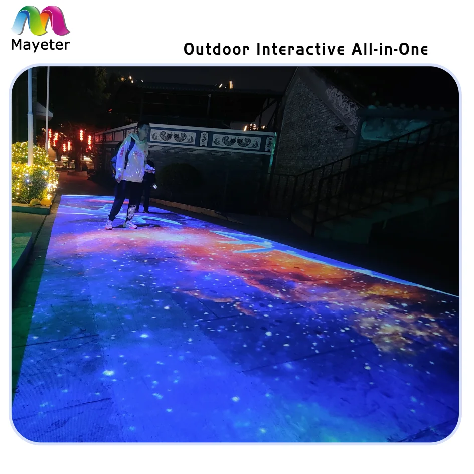 Outdoor 1000 Lumens Interactive Projection Waterproof 3D Hologram Immersive Wall Floor Games Projector