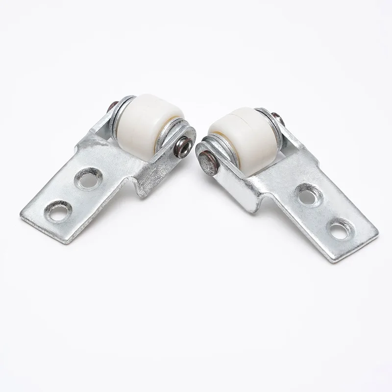 12pcs White 15mm Diameter Nylon Track Roller Guide Wheels for Sliding Bar Doors Mirror Cabinet Doors Drawers Glass Doors