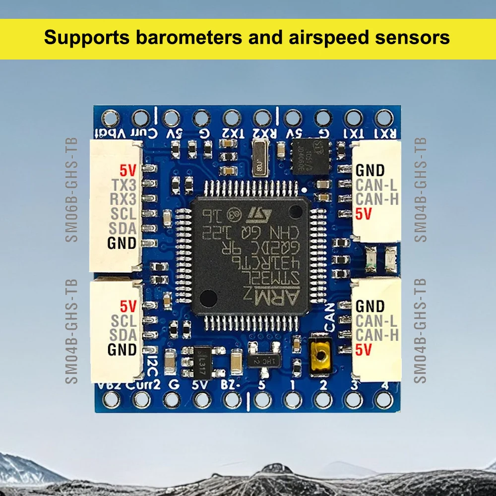 MATEK CAN‑L431 AP_Periph CAN Node 26x26mm ArduPilot For GNSS Compass Barometer Airspeed Sensor GPIO Drone Accessories