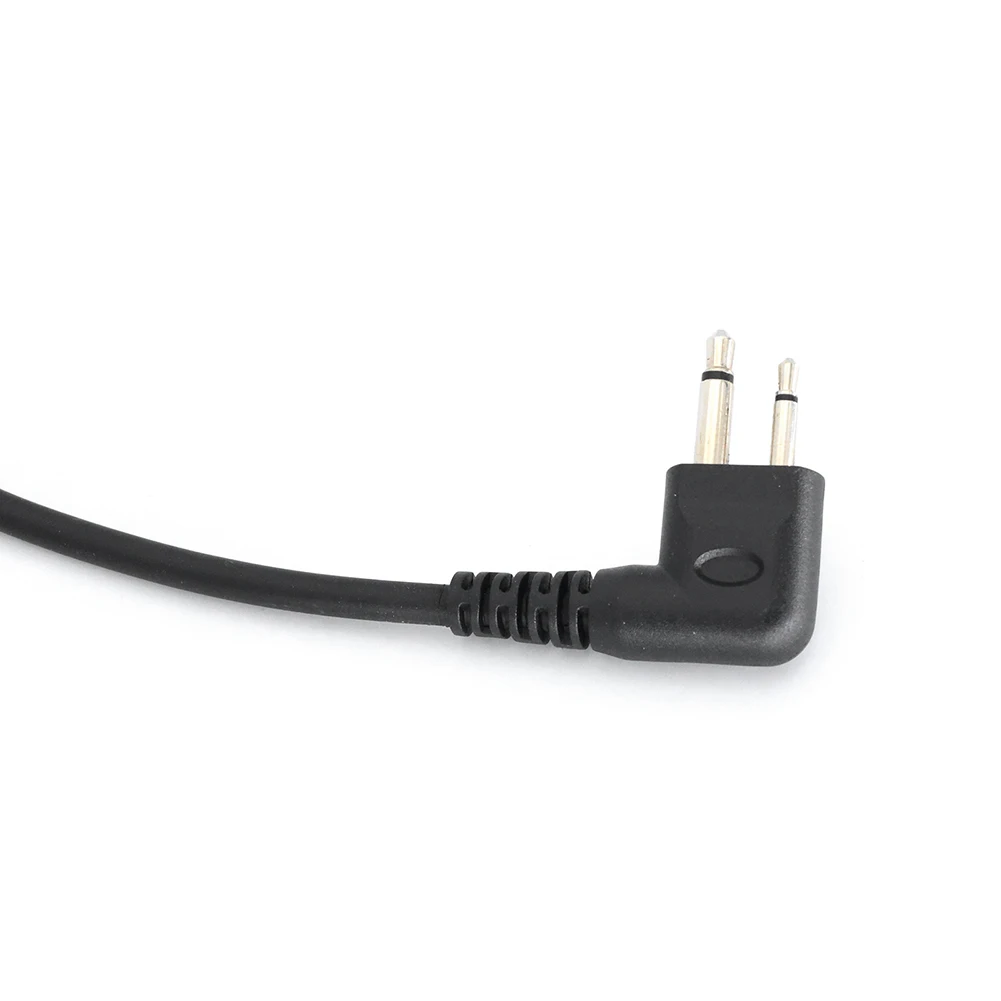 4-Wire Electric Mic Speaker Cable Line 2pins Microphone Cord for Motorola EP450 CP040 CP140 CP300 GP3188 for Hytera Wakie Talkie