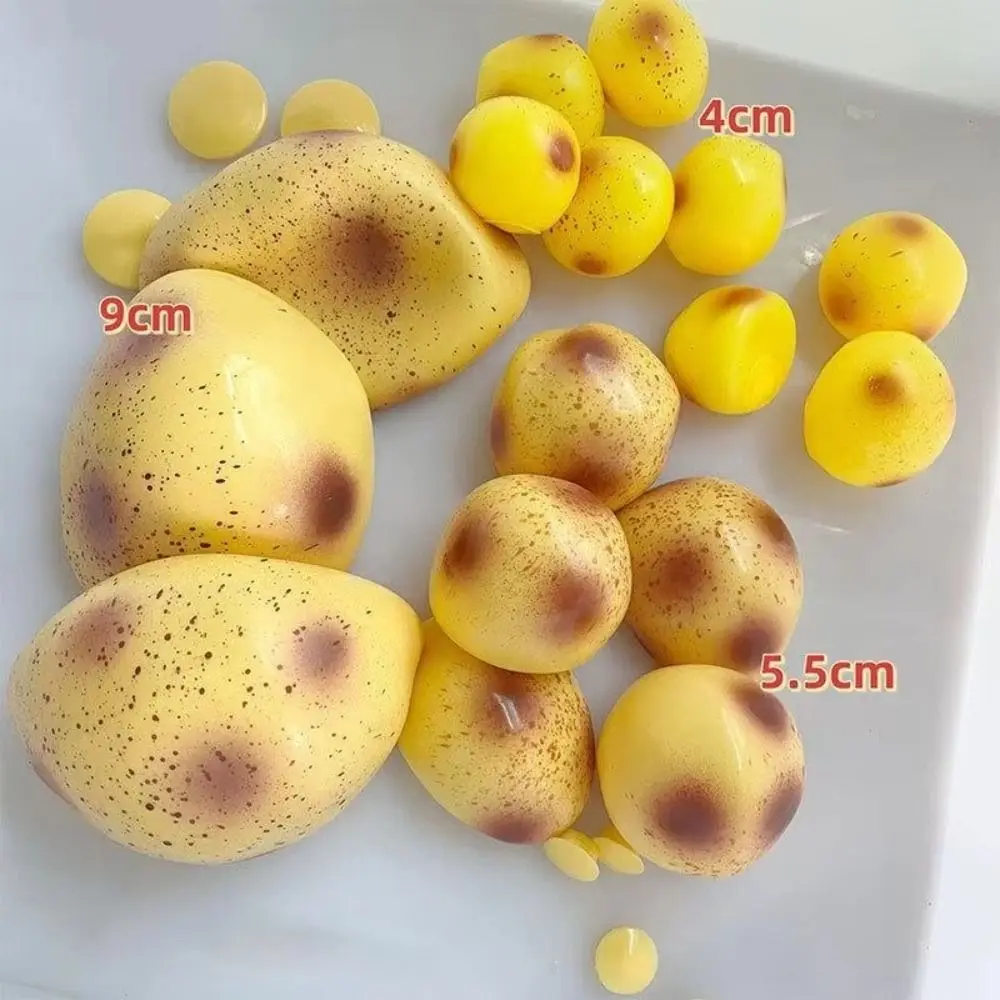 Potato DIY Empty Ball Skin Slow Rebound Soft TPR DIY Pressure Ball Kit With Lid Fillable Handmade Ball Skin Adults Beginners
