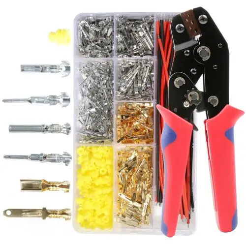 Car Electrical Wire Terminal Pin Auto Connector Plug Removal Male Female Crimper