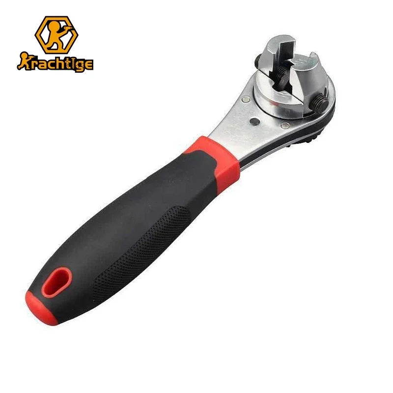 Krachtige Ajustável 622 Chave de Catraca Cromo Molibdênio Aço Alça Reta Universal Chave de Catraca Multi-função Ferramenta