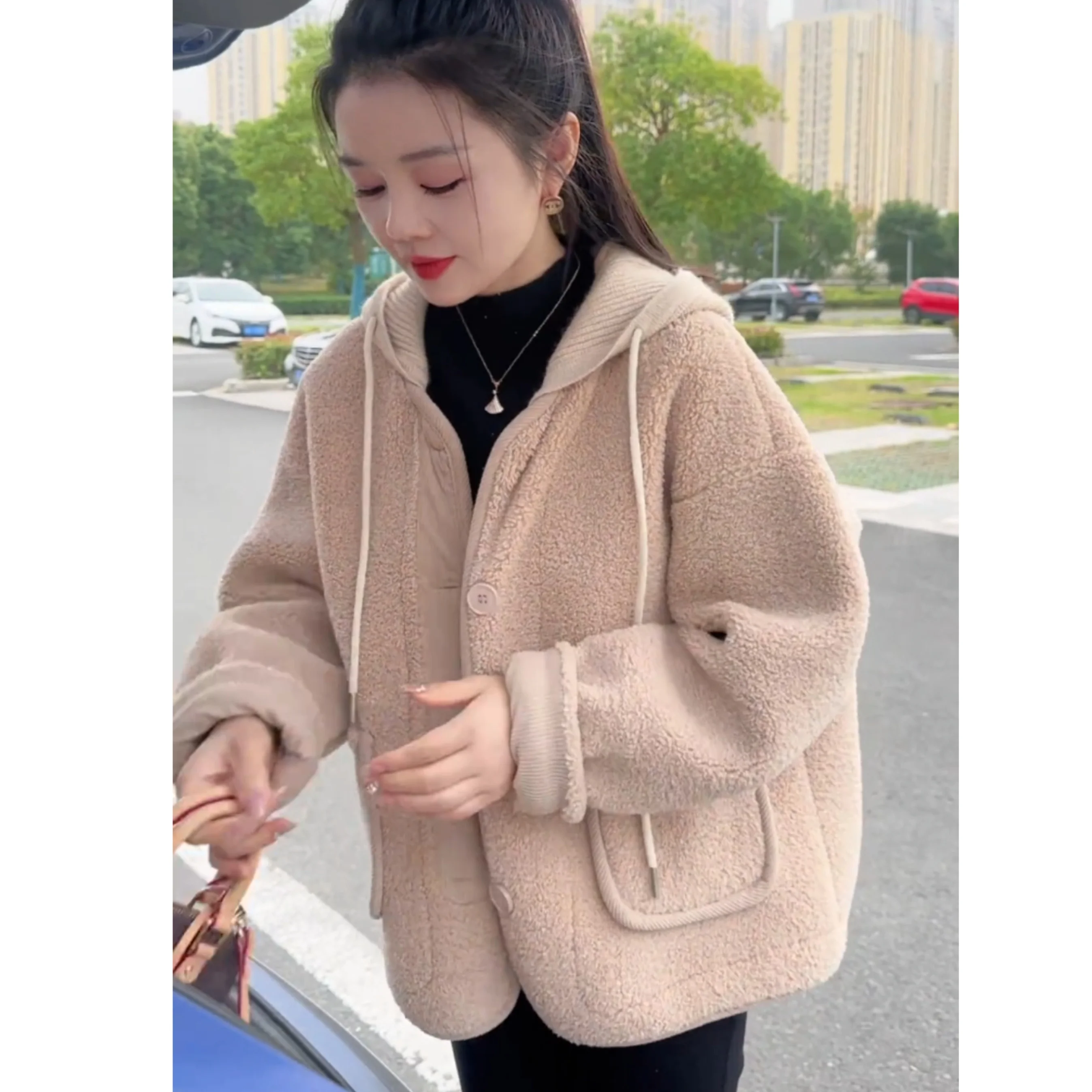 

Длинный женский топ из овечьей шерсти, свободный женский свободный топ Lax, непринужденный, повседневный, неформальный, сзади, легкий выход, свободный открытый, неограниченные девушки