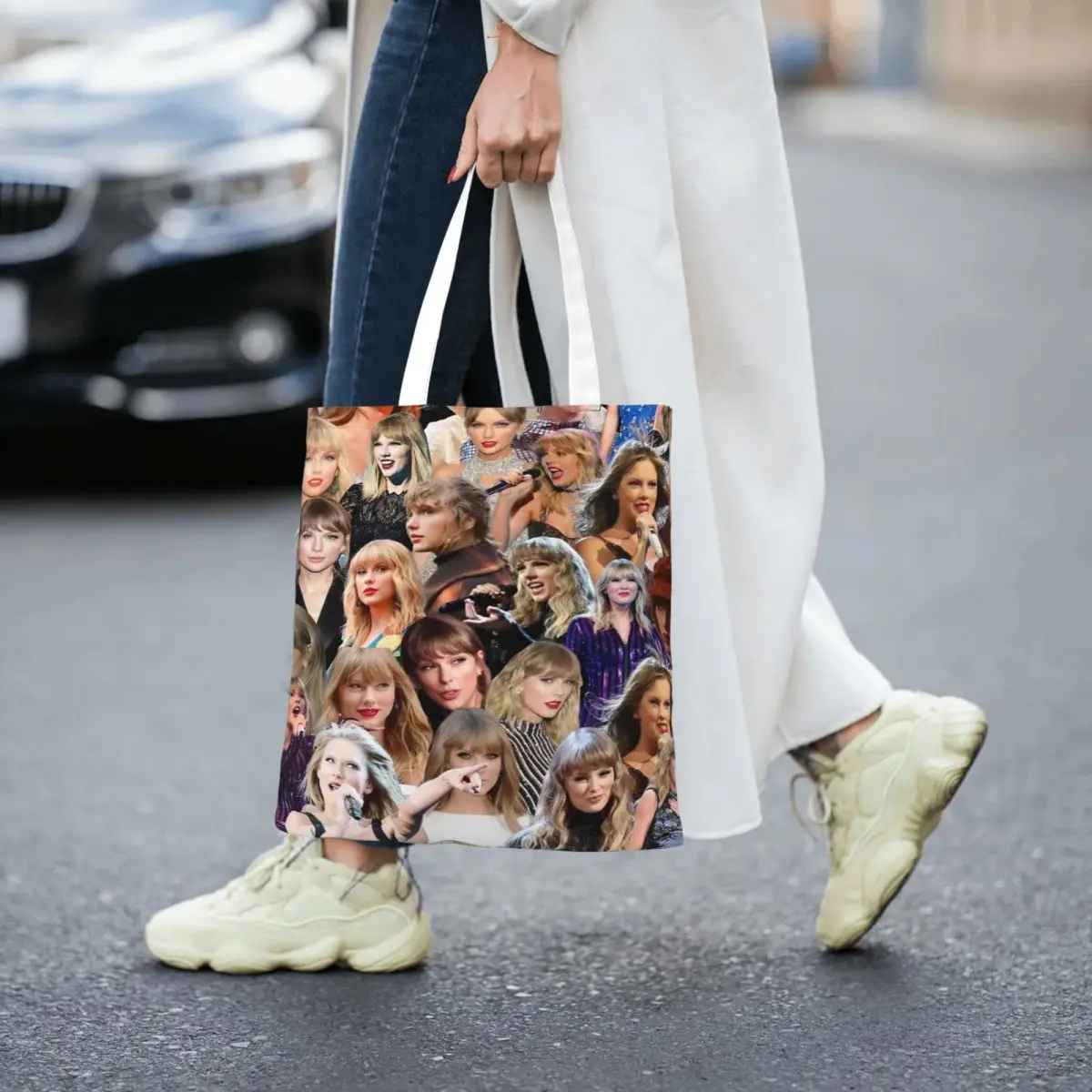 Bolsas de mano de Collage de fotos Swifties Unisex, bolsa de compras de gran capacidad para bolsos de Estudiante