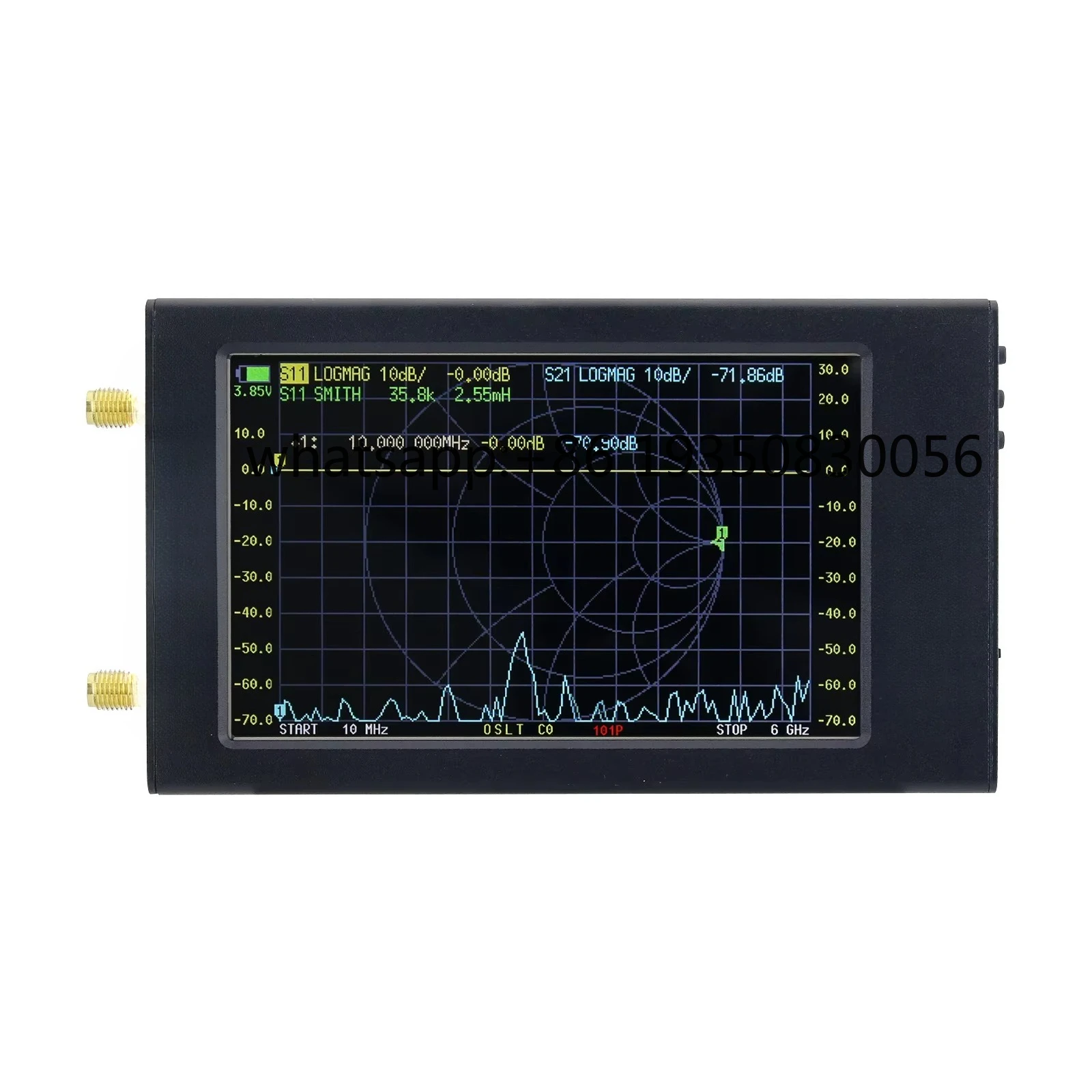 NanoVNA-F V3 1MHz-6GHz Portable VNA Vector Networkfor MF/HF/VHF/UHF/SHF Antenna