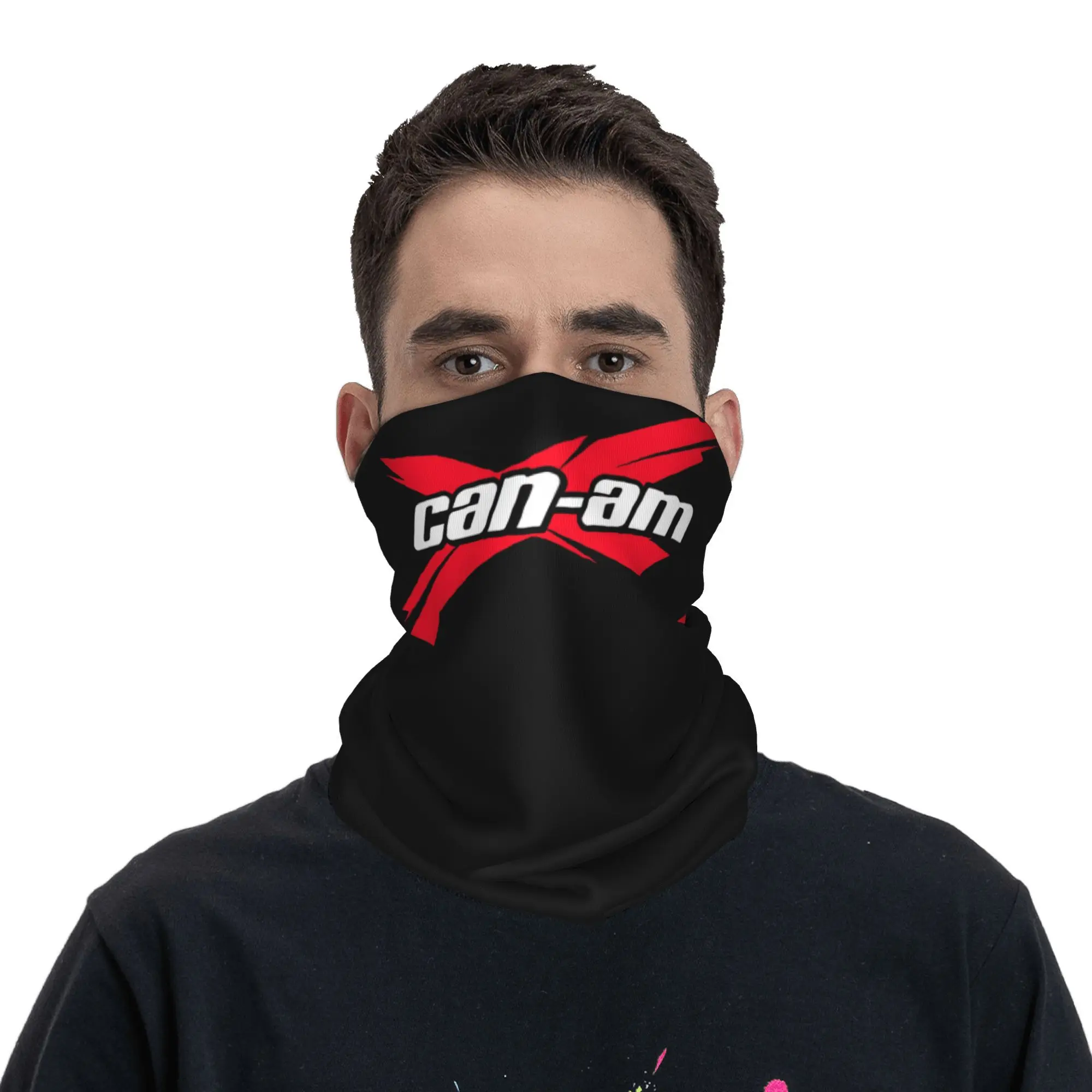 

BRP Can Am LOGO Bandana Neck Gaiter Printed Face Scarf Warm Cycling Scarf Cycling For Men Women Adult Windproof