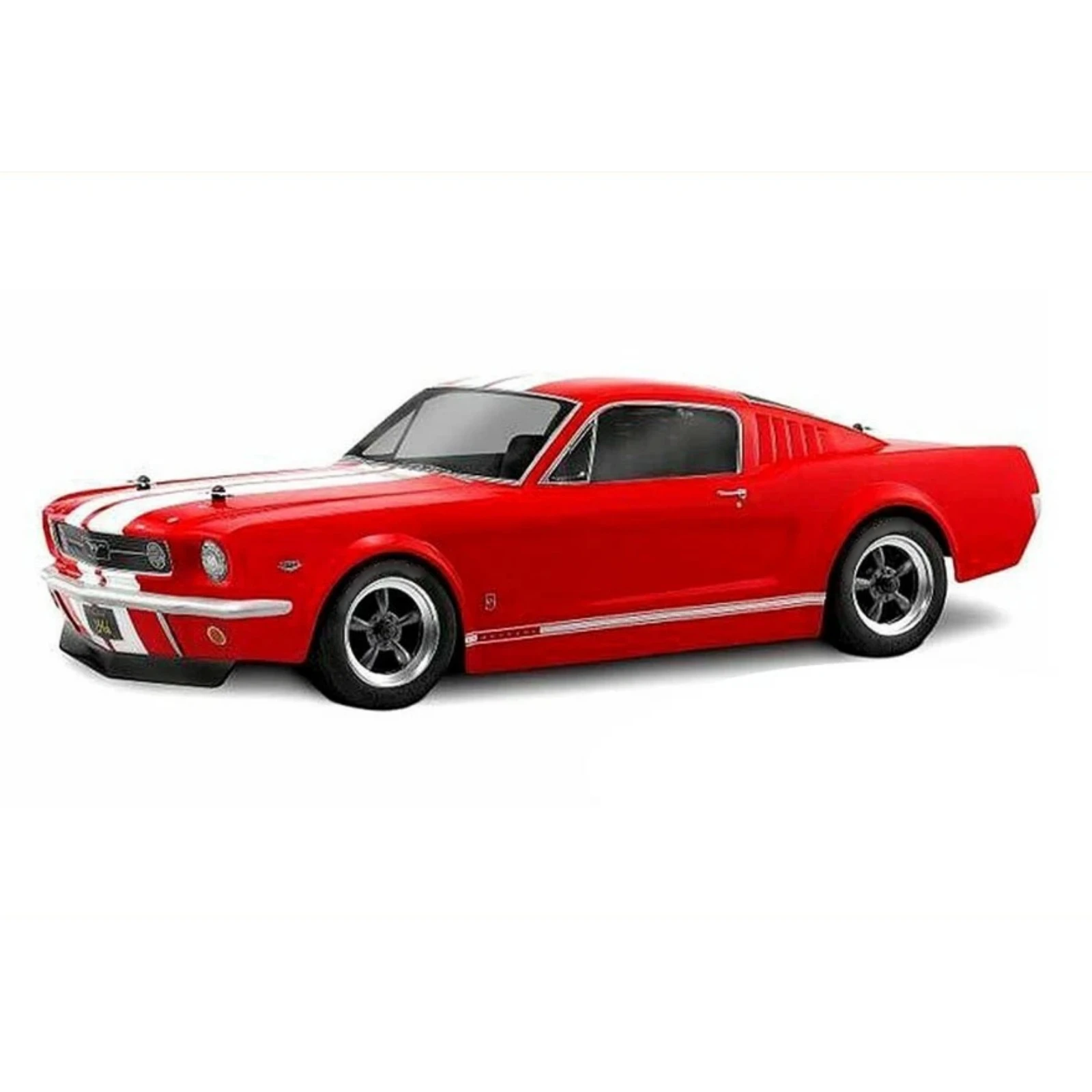 

1/10 Scale 1966 Mustang GT Fastback RC Drift Car Polycarbonate Clear Body Shell With Decals (257mm Wheelbase/200mm Width)