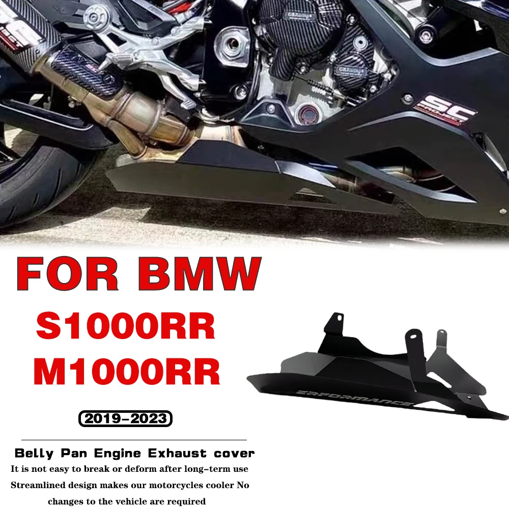 

New Motorcycle Accessories For BMW M1000RR S1000RR 2019 2020 2021 2022 2023 Engine Exhaust cover Exhaust trim Belly Pan