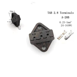 7.5'' Die Sets For SN-28B SN-48B SN-2 SN-01C SN-06 Mini Europ Style Crimping Plier Machine Modules Jaws