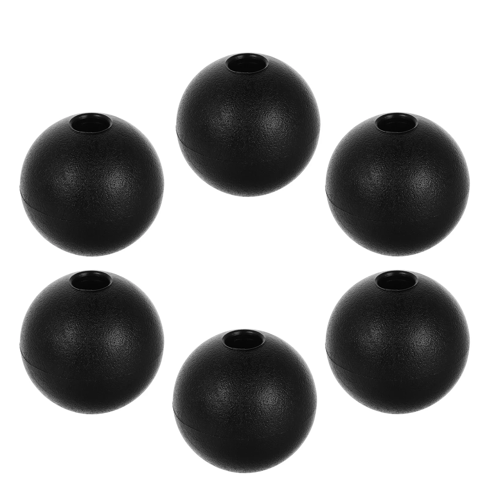 6Pcs Gym Equipment Accessories Cable Stopper Balls Steel Wire Rope Limit Ball Fixator for Pulley Machine 40Mm Nylon Stopper 8Mm