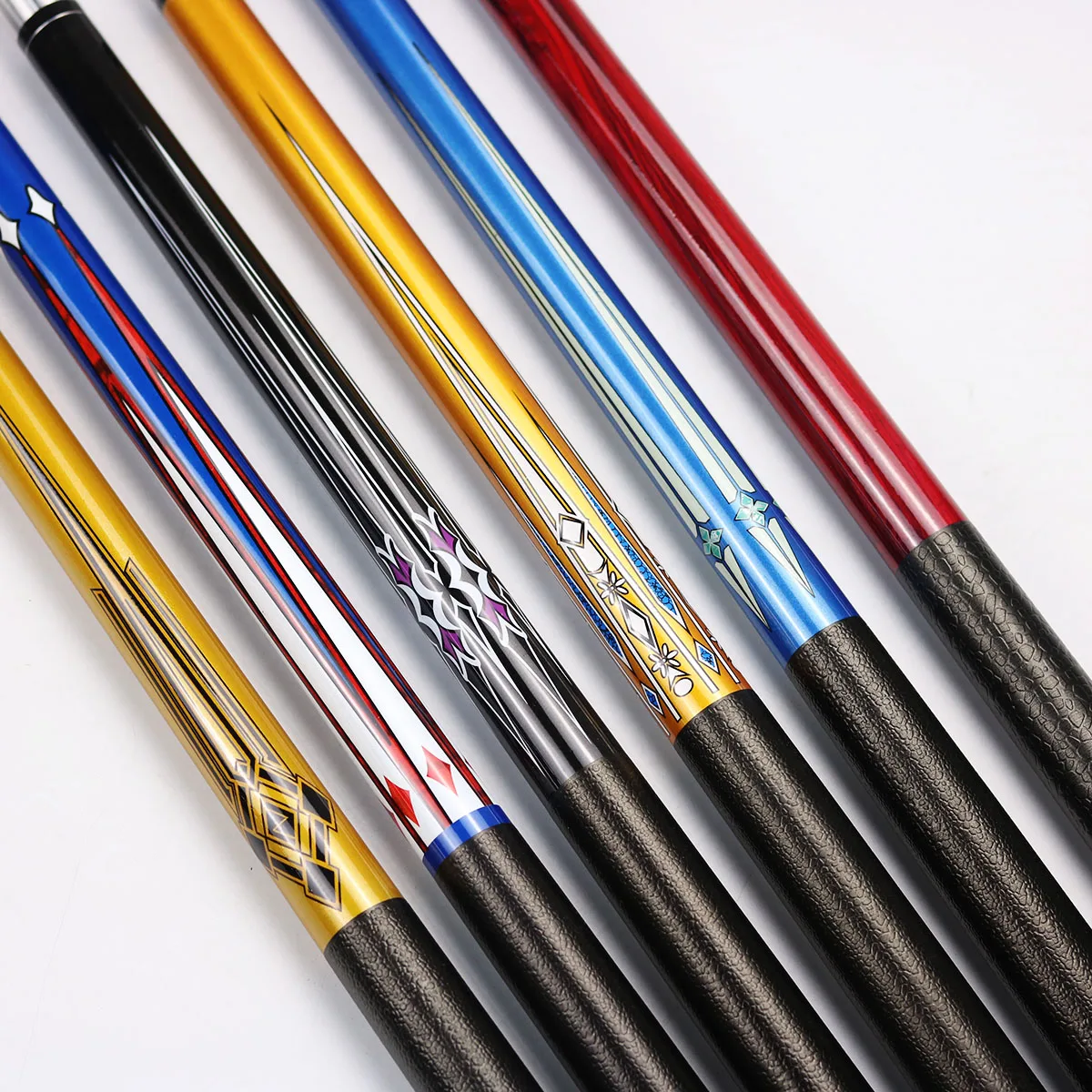 Mixed Styles Promotion 1/2 Maple Pool Cue Multi/Single-Layer Cowhide Tip Entry-Level House Cue / Personal Cue