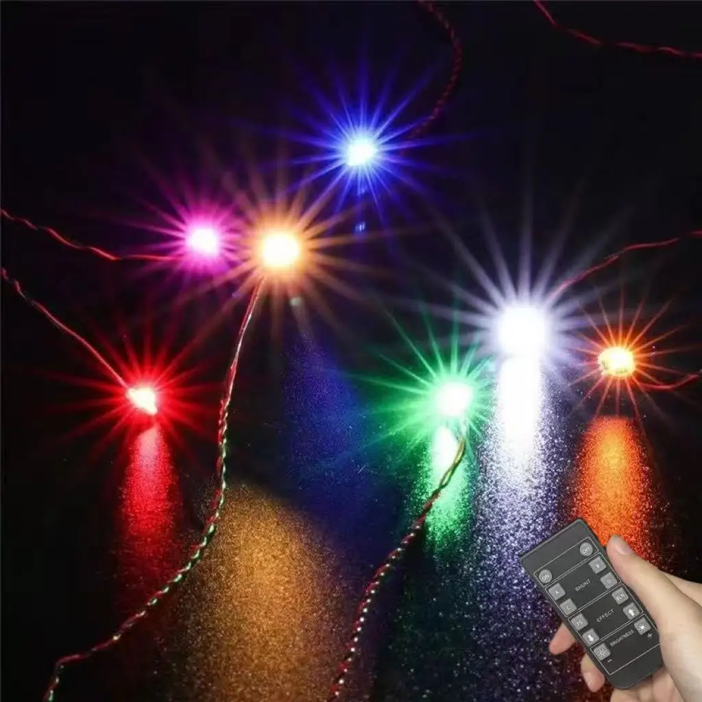 

10 шт. 1X1 круглый светильник, комплект освещения строительных блоков, светодиодные осветительные кирпичи, освещение строительных блоков «сделай сам» (версия с дистанционным управлением)