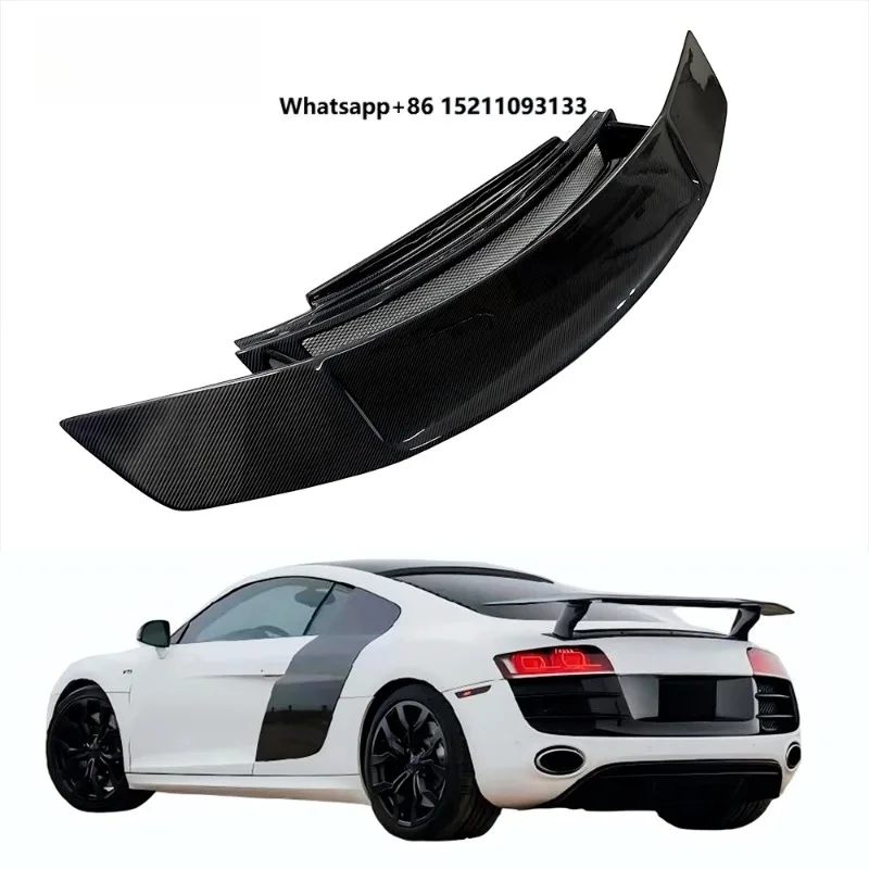 Vorsteiner Style Spoiler Rear Wing High Quality Fast Delivery Rear Carbon Fiber Body Kits for R8 2007-2015