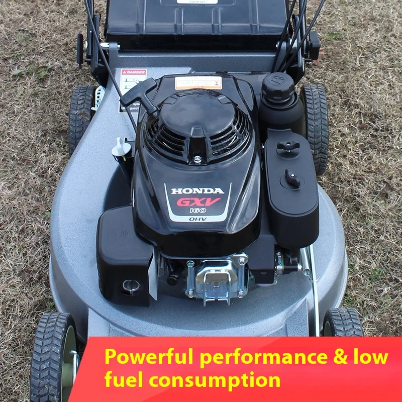 16-21 Inch Heavy 4-Stroke Lawn Mower, Single Cylinder 160CC Push Mower with 3-in-1 Grass Bag