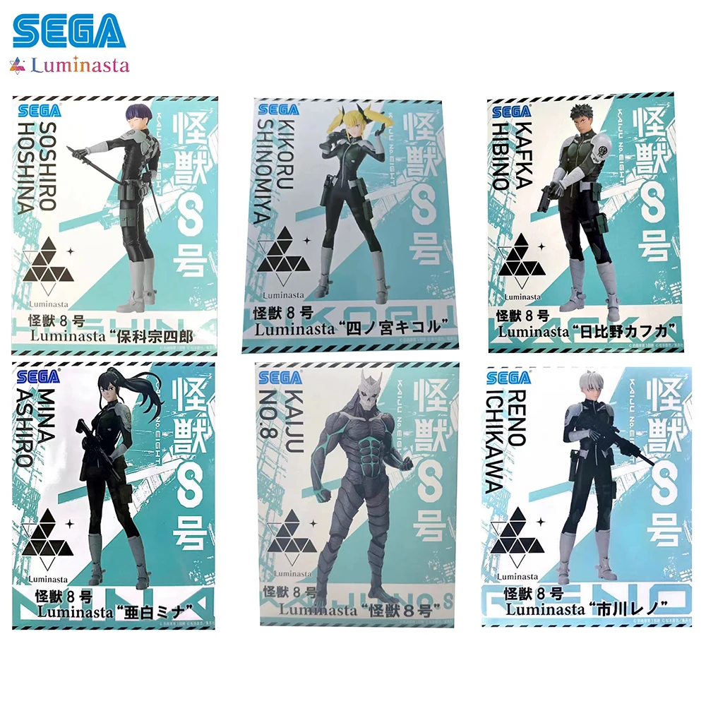 In Stock SEGA Luminasta Shinomiya Kikoru & Hoshina Soushirou & Kaiju No.8 & Kafka & Mina Ashiro & Reno Ichikawa Anime Model Toys