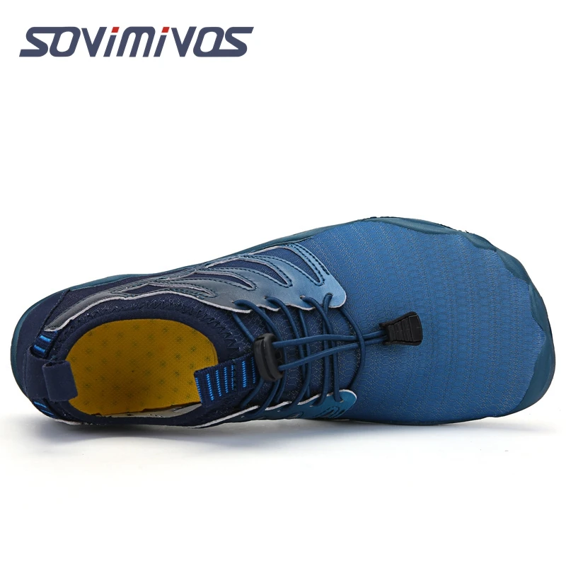 Mens Barefoot Five Fingers Shoes Summer Running Shoes for Women Outdoor Lightweight Quick Aqua Shoes Fitness Sports Sneakers