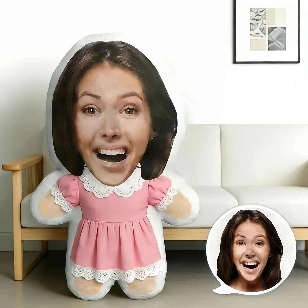 A Custom Pillow - Creative Photo Customization 