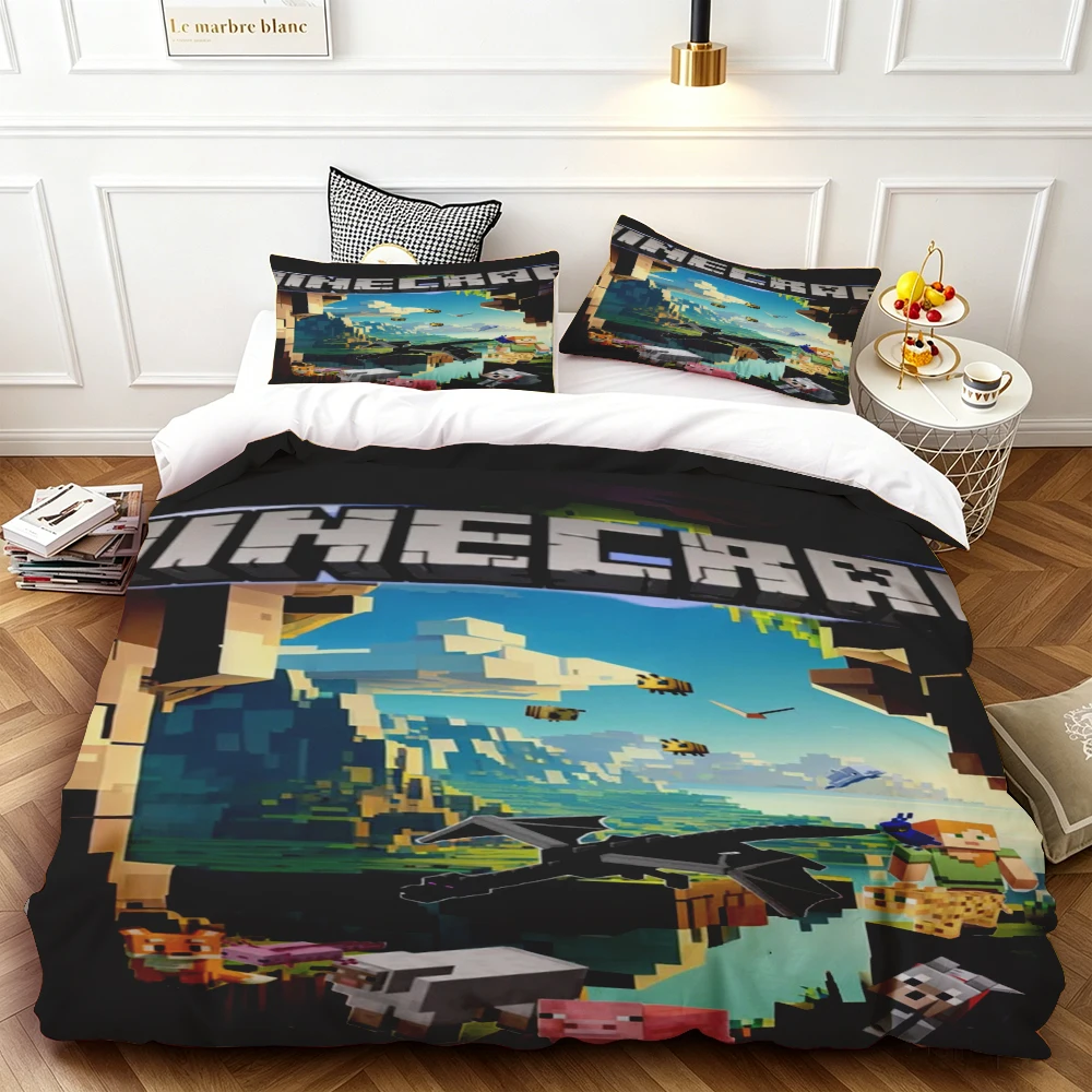 Twin Minecraft Duvet Cover Car - Gaming Accessories Minecraft 评论和价格