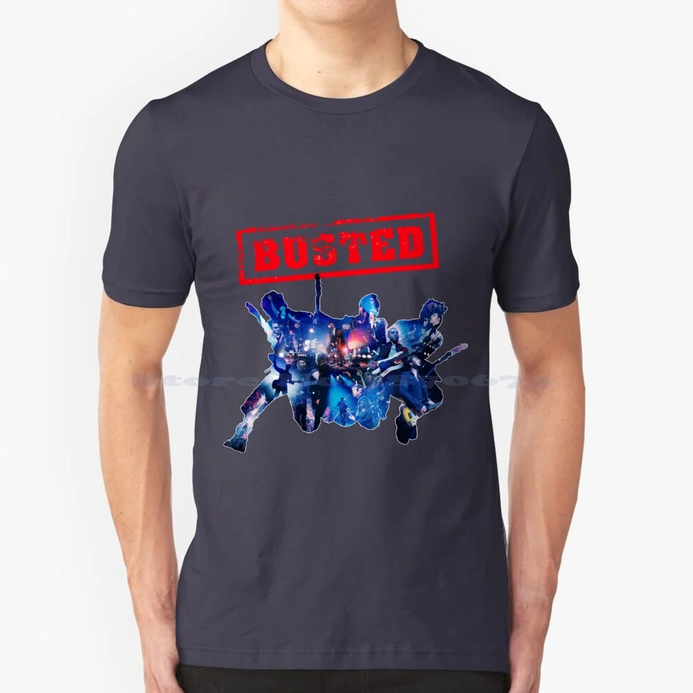 Busted 2023 T Shirt 100% Cotton Tee Busted Tour 2019 2019 Tour Meet You There Crashed The Wedding James Bourne Charlie Matt